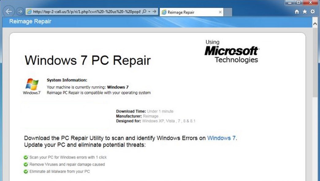 remove tap-2-call.us